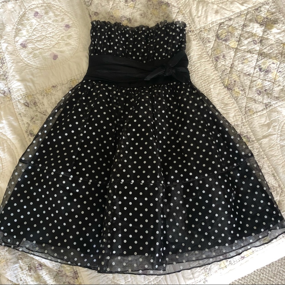 Betsey Johnson Black and White polka dot dress